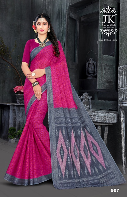 JK Kangana 9 Casual Wear Wholesale Cotton Saree Collection